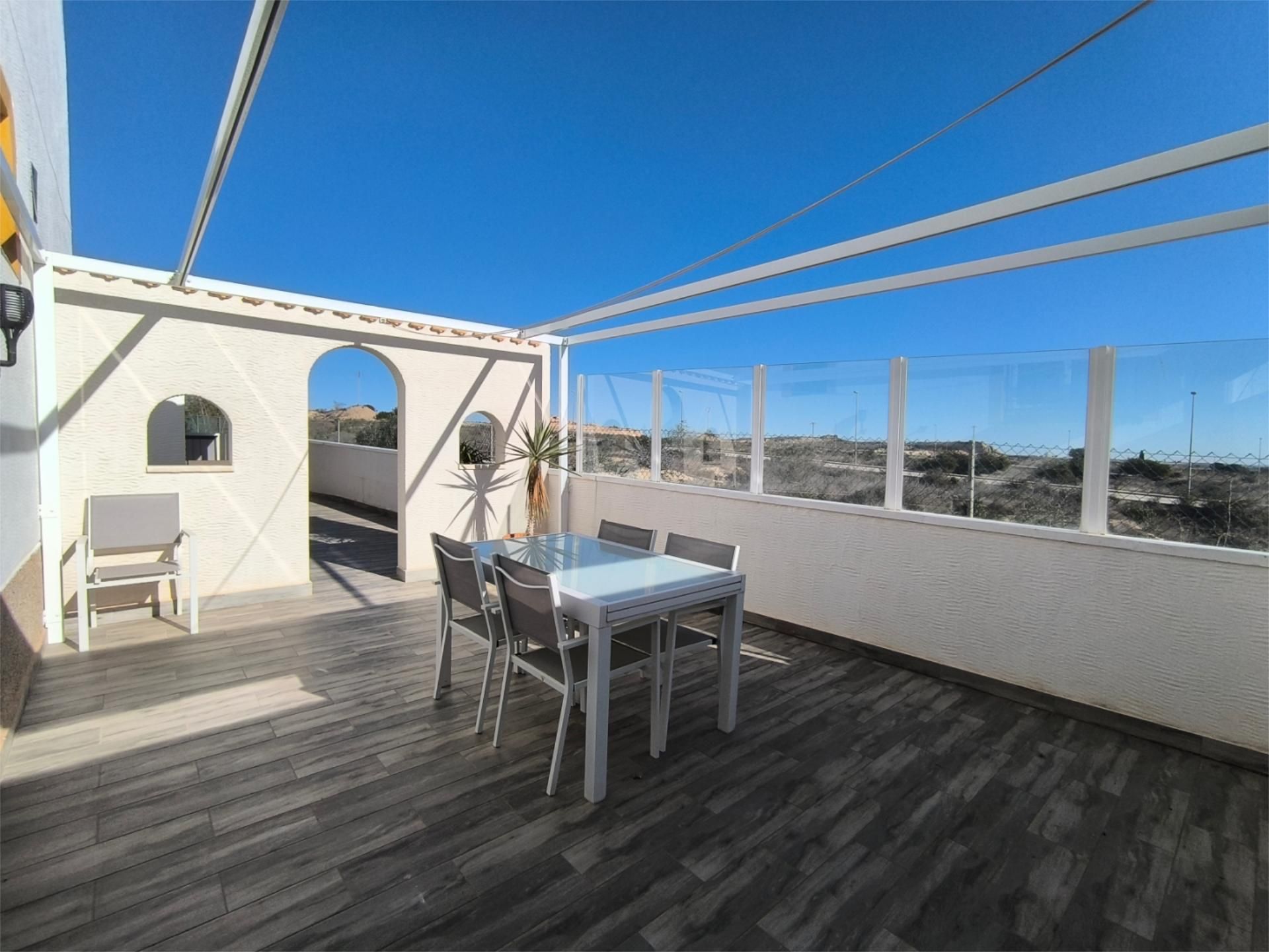 Terrace of Flat for sale in Orihuela  with Air Conditioner, Heating and Private garden