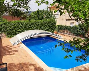 Swimming pool of House or chalet for sale in Vallirana  with Air Conditioner, Terrace and Swimming Pool