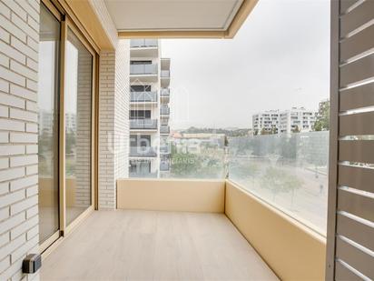 Terrace of Flat for sale in Badalona  with Air Conditioner, Heating and Parquet flooring