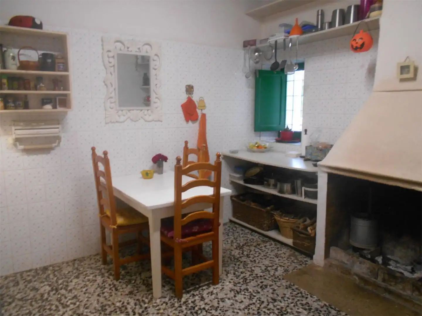 Küche von Country house zur untervermieten in Santa Eulària des Riu mit Privatgarten und Möbliert
