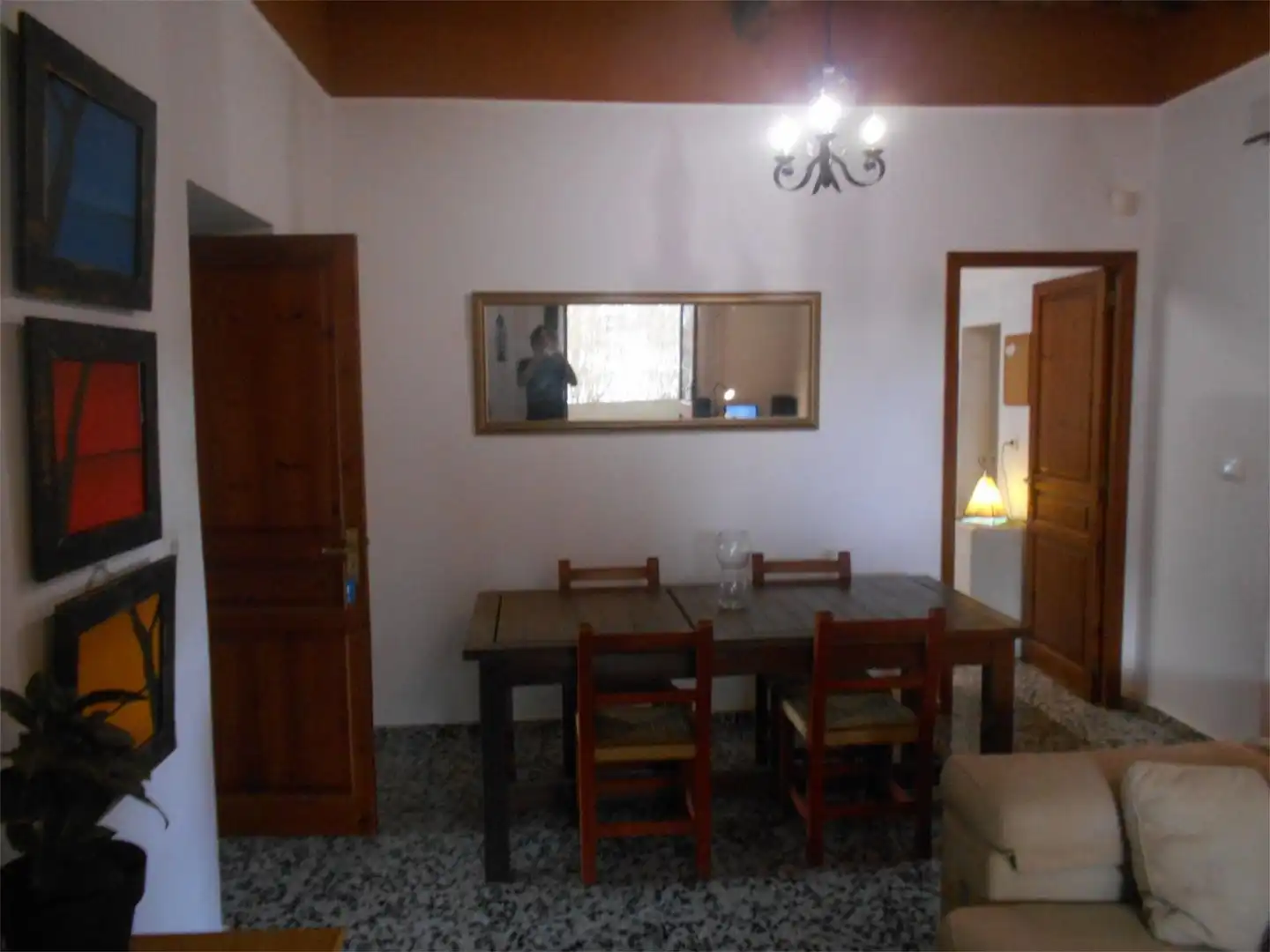 Esszimmer von Country house zur untervermieten in Santa Eulària des Riu mit Privatgarten und Möbliert