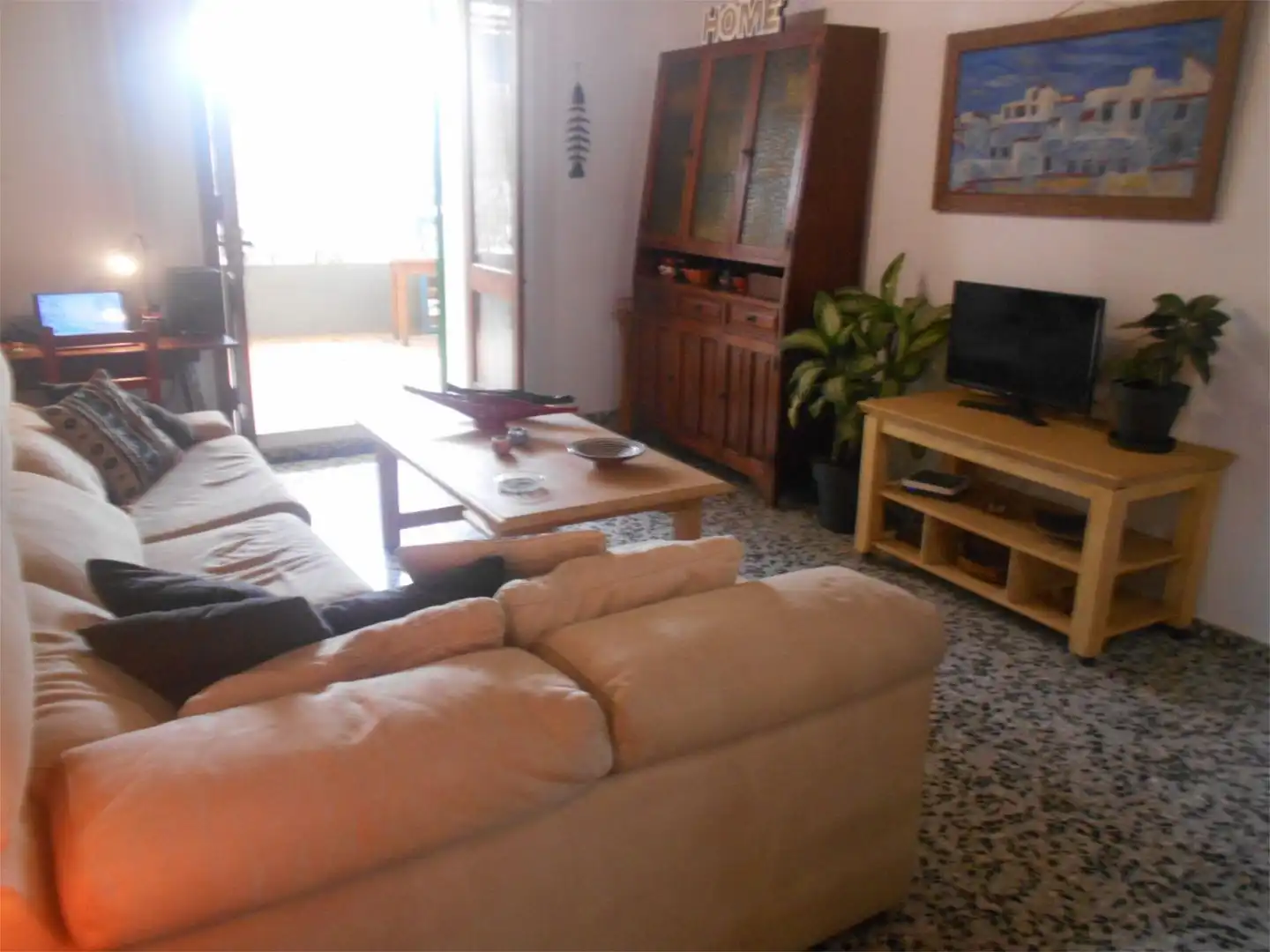 Wohnzimmer von Country house zur untervermieten in Santa Eulària des Riu mit Privatgarten und Möbliert
