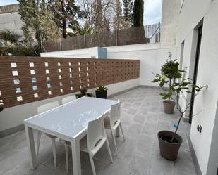 Terrace of Planta baja for sale in Vilanova i la Geltrú  with Air Conditioner, Heating and Parquet flooring