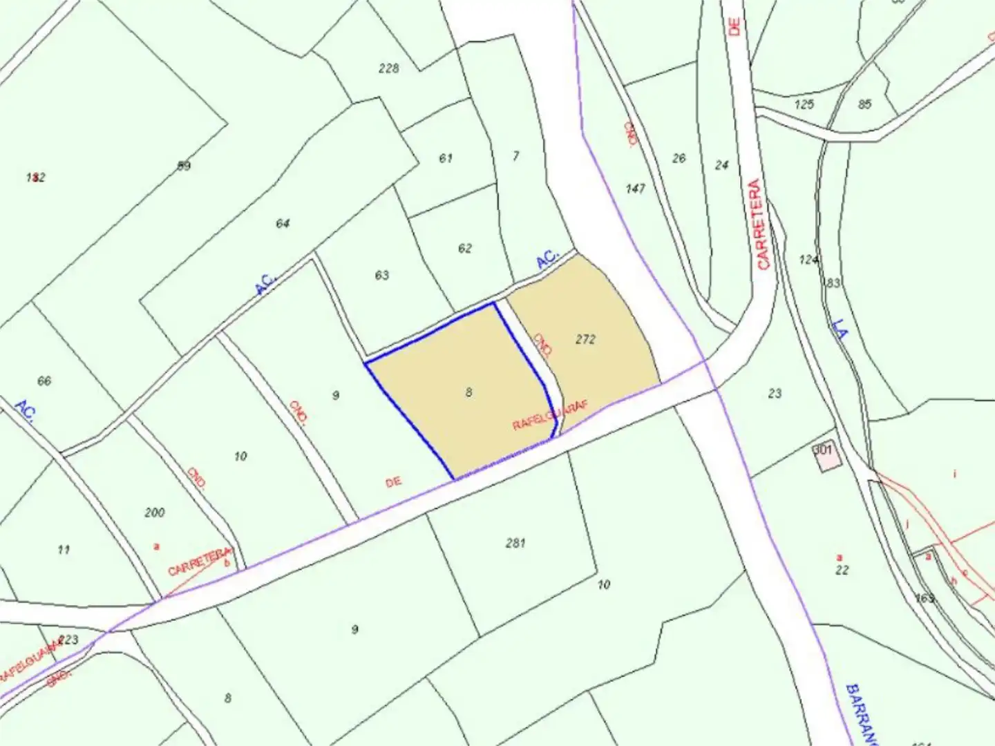 Finca rústica en venta en Xàtiva