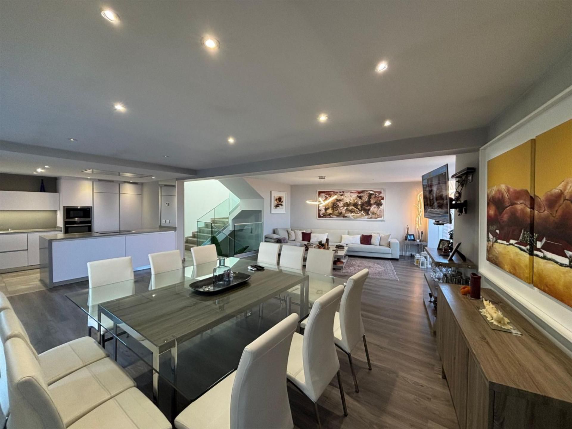 Dining room of House or chalet for sale in La Lastrilla   with Air Conditioner, Terrace and Swimming Pool