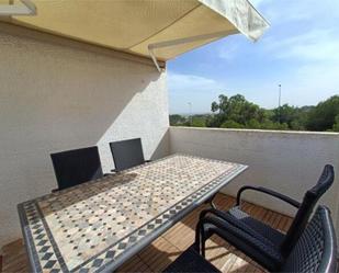 Terrace of Single-family semi-detached for sale in  Madrid Capital  with Private garden, Terrace and Swimming Pool