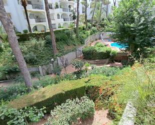 Garden of Flat to rent in Mijas  with Air Conditioner, Terrace and Swimming Pool