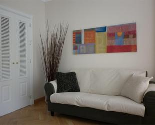 Living room of Flat to rent in  Madrid Capital  with Air Conditioner, Terrace and Swimming Pool