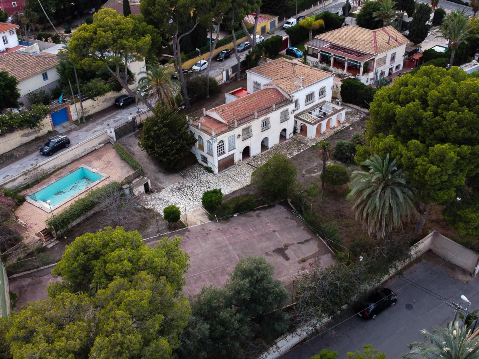 Exterior view of House or chalet for sale in Alicante / Alacant  with Private garden, Terrace and Swimming Pool