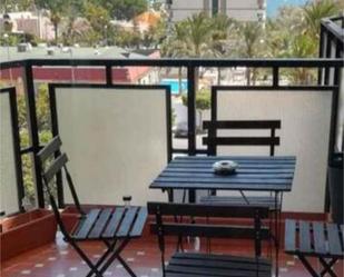 Balcony of Flat to rent in Roquetas de Mar  with Heating, Private garden and Terrace