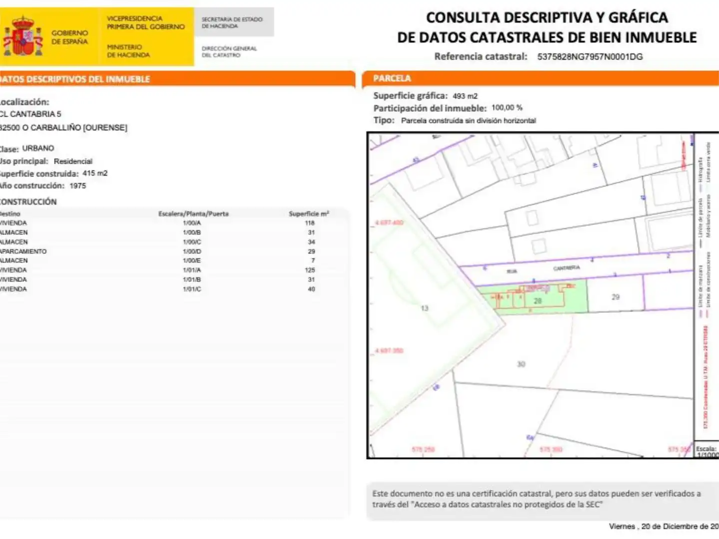 Flat for rent in Rúa Comunidad de Cantabria, 5, O Carballiño