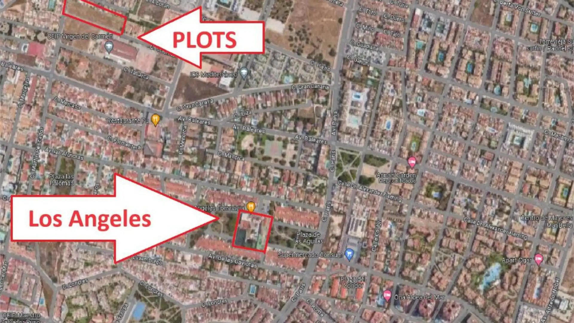 Terreno en venta en Calle Colomer, Aguas Nuevas Terreno en venta en Torrevieja