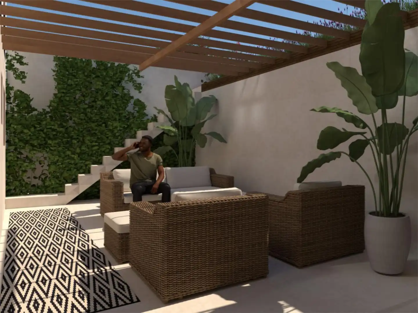 Terraza de Casa o chalet en venta en Campanet con Piscina