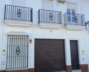 Exterior view of Single-family semi-detached for sale in Moguer  with Air Conditioner, Terrace and Microwave