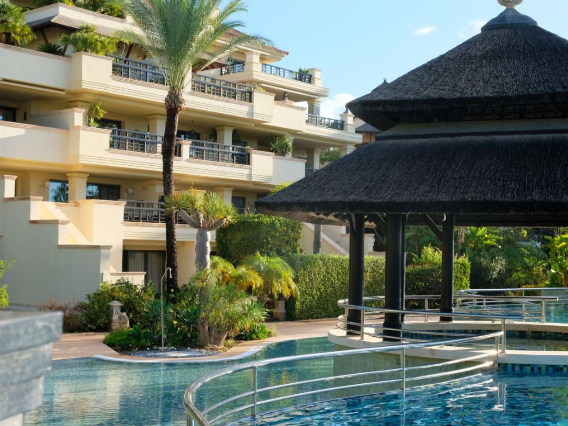 Exterior view of Flat to rent in Marbella  with Air Conditioner, Heating and Private garden