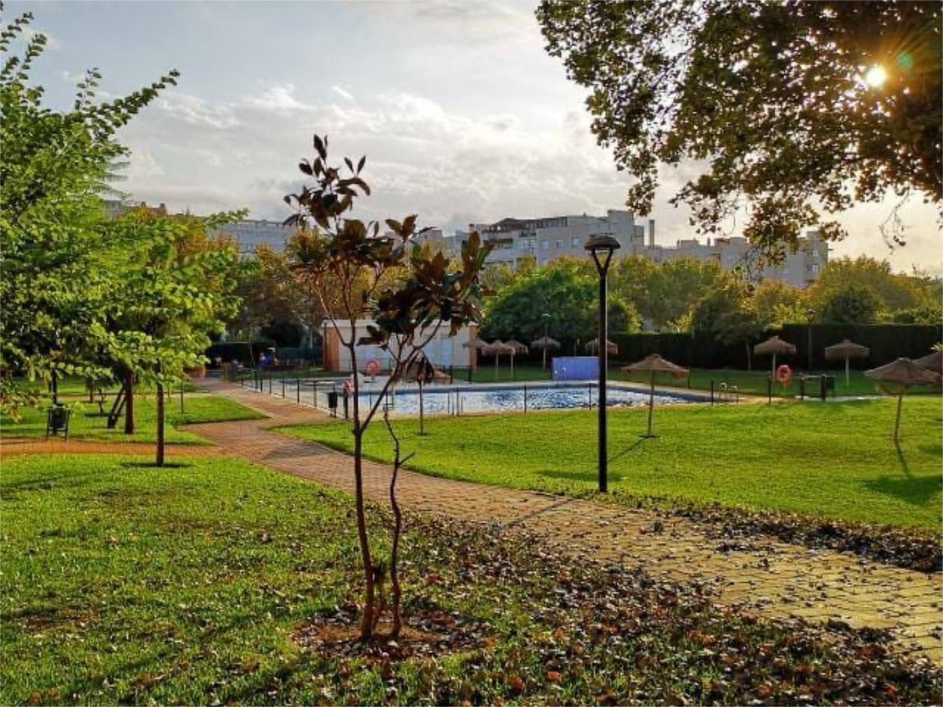 Piscina de Pis de lloguer en Málaga Capital amb Aire condicionat, Calefacció i Jardí privat
