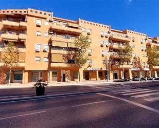 Exterior view of Flat for sale in Dos Hermanas  with Air Conditioner, Terrace and Swimming Pool