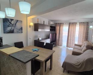 Living room of Flat to rent in Calpe / Calp  with Air Conditioner and Balcony