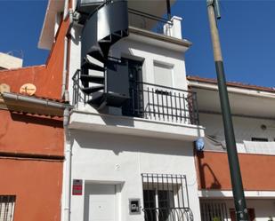 Exterior view of Single-family semi-detached for sale in Málaga Capital  with Terrace and Balcony