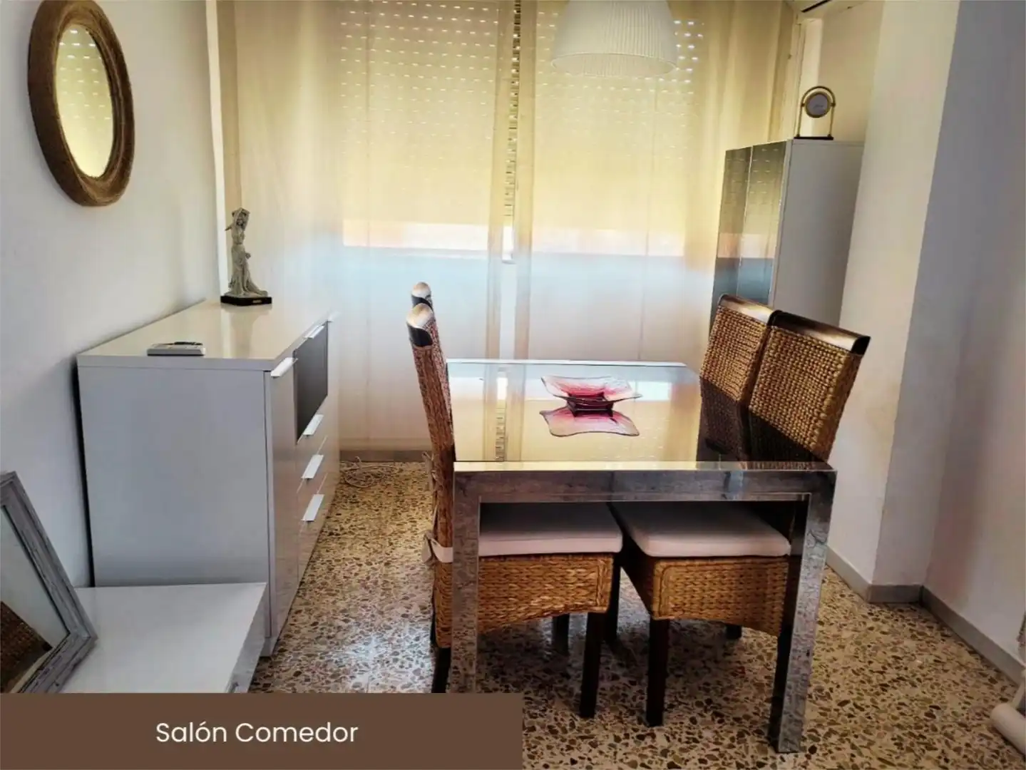 Dining room of Flat for share in Almería  with Air Conditioner, Terrace and Furnished