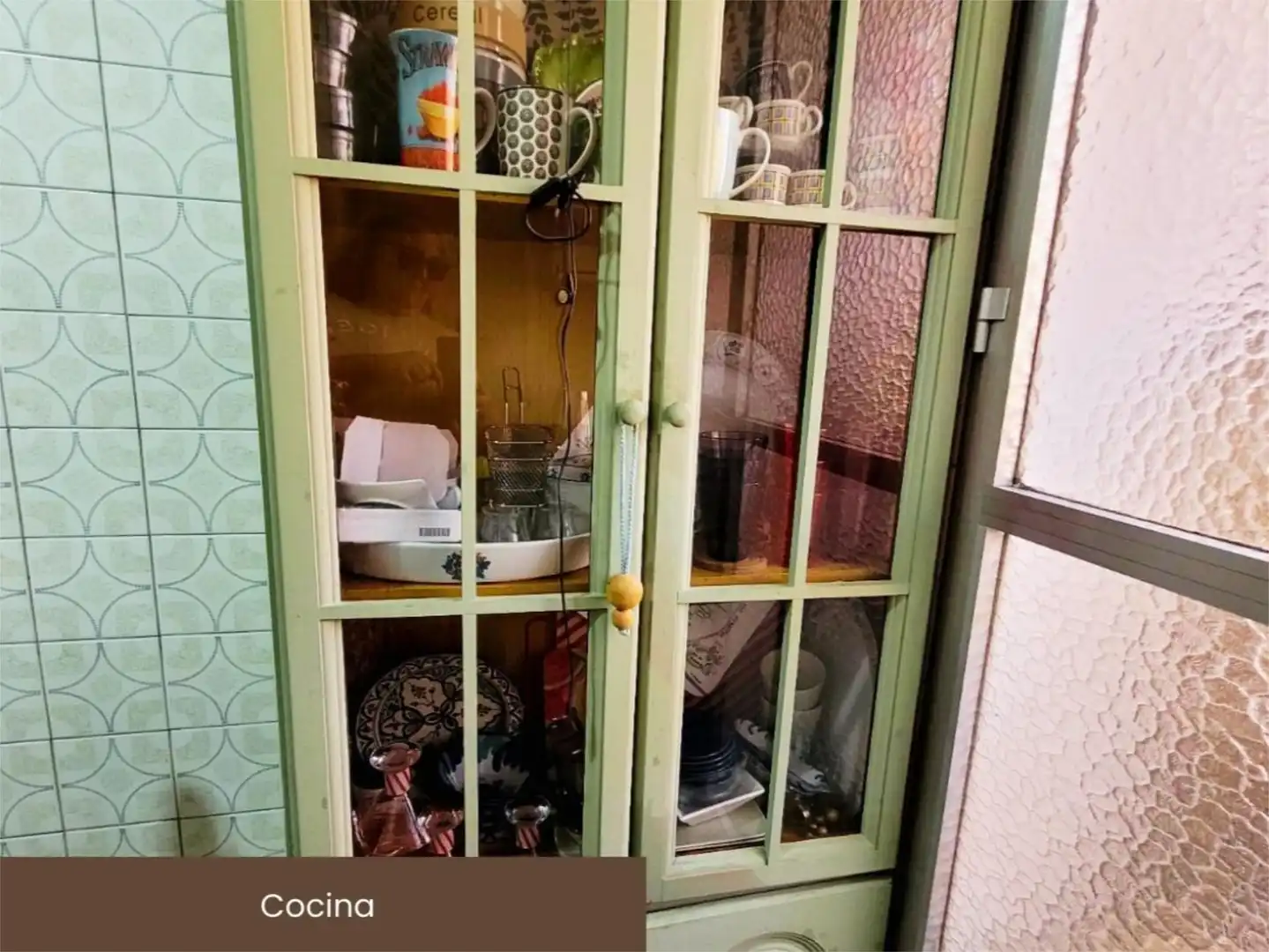 Kitchen of Flat for share in Almería  with Air Conditioner, Terrace and Furnished