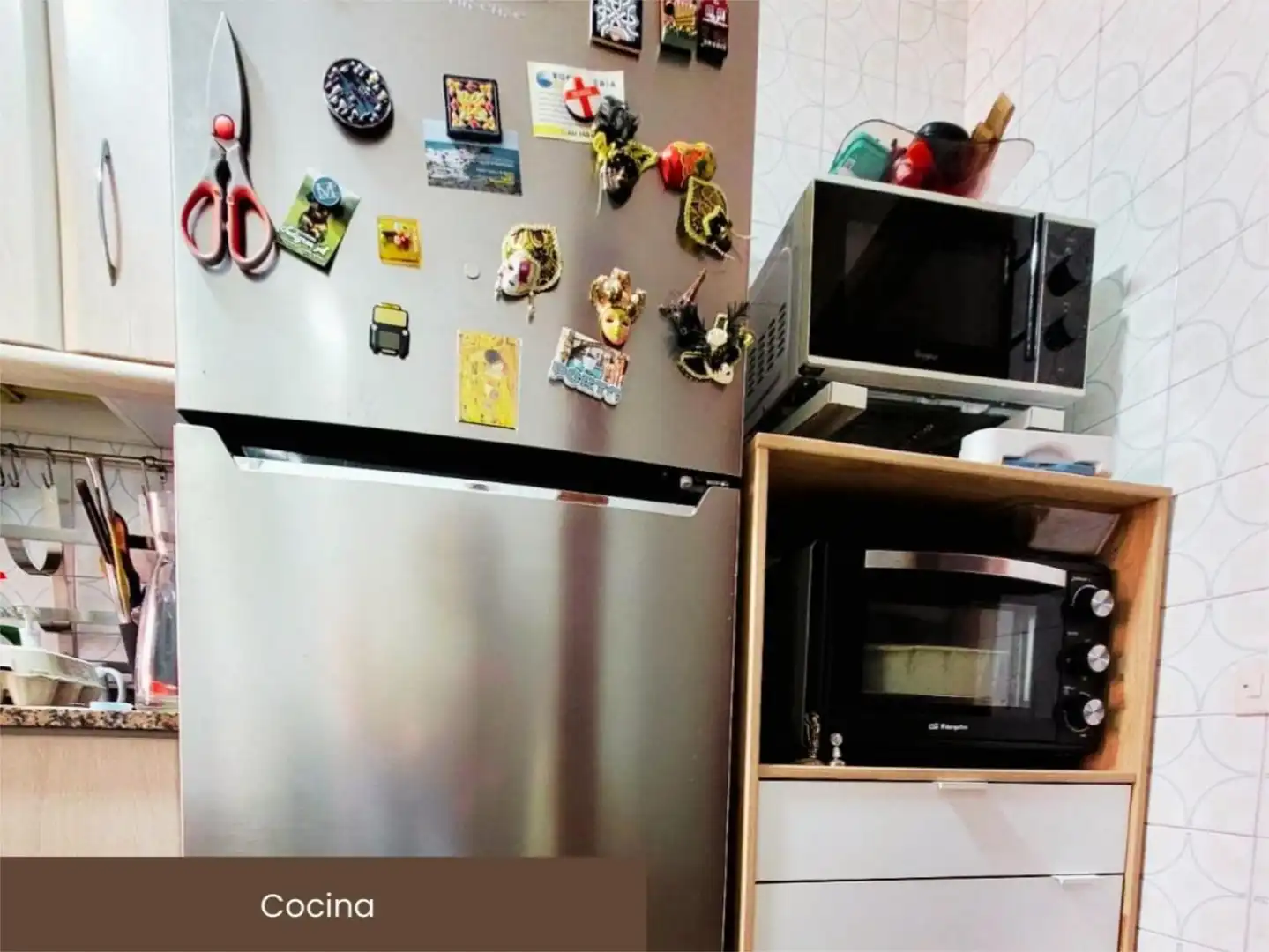 Kitchen of Flat for share in Almería  with Air Conditioner, Terrace and Furnished