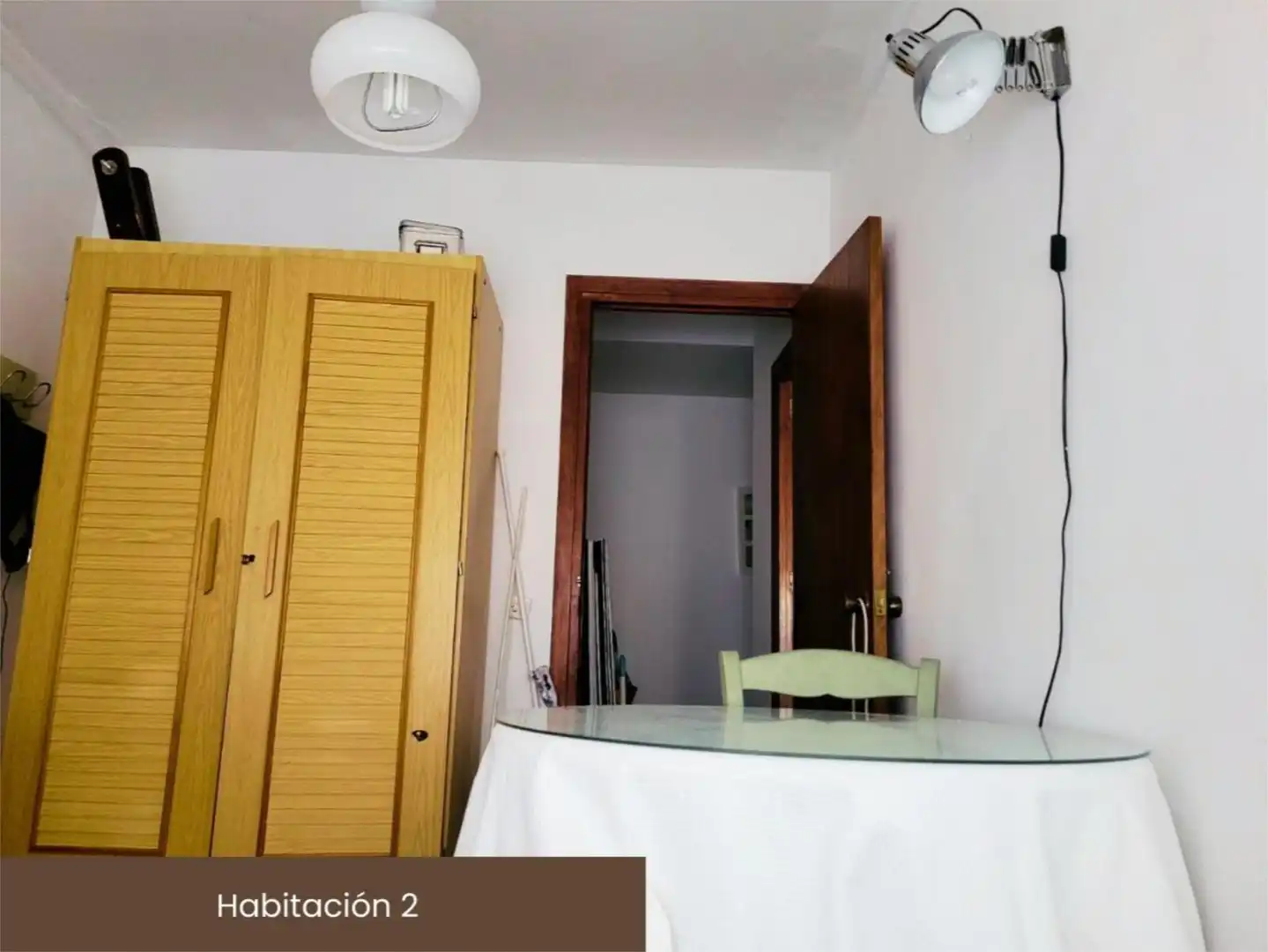 Bedroom of Flat for share in Almería  with Air Conditioner, Terrace and Furnished