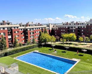 Swimming pool of Flat to rent in Arroyo de la Encomienda  with Heating, Private garden and Parquet flooring