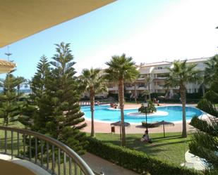 Swimming pool of Flat to rent in Roquetas de Mar  with Air Conditioner, Heating and Private garden