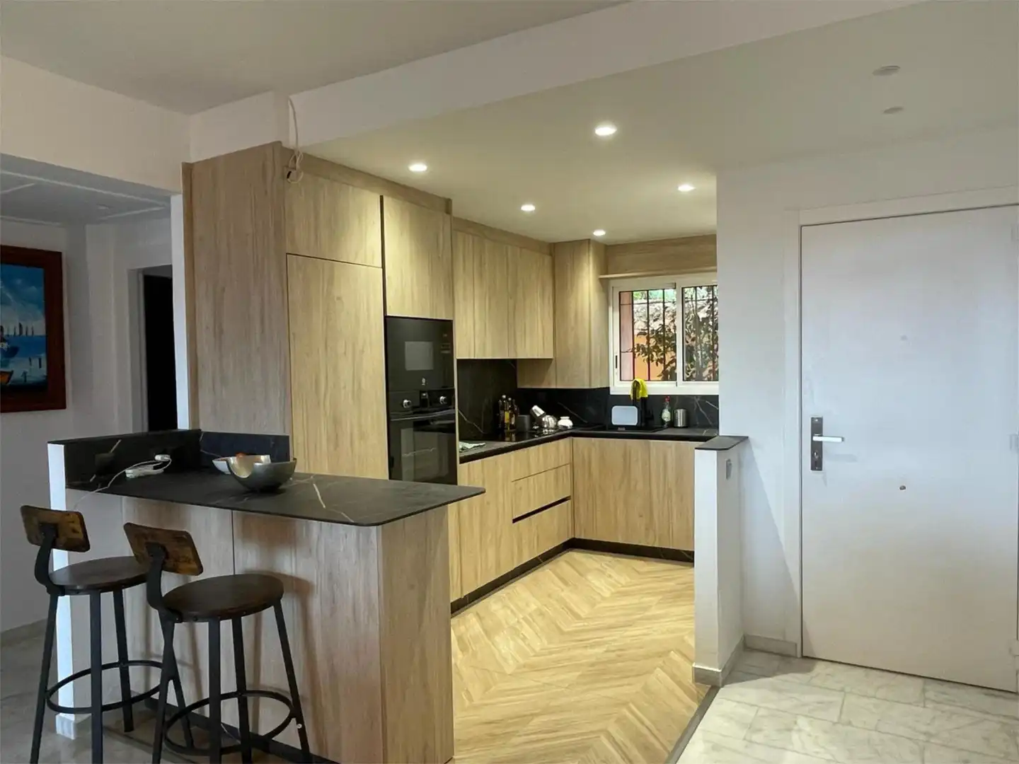 Cocina de Apartamento en venta en Marbella con Aire acondicionado, Terraza y Piscina
