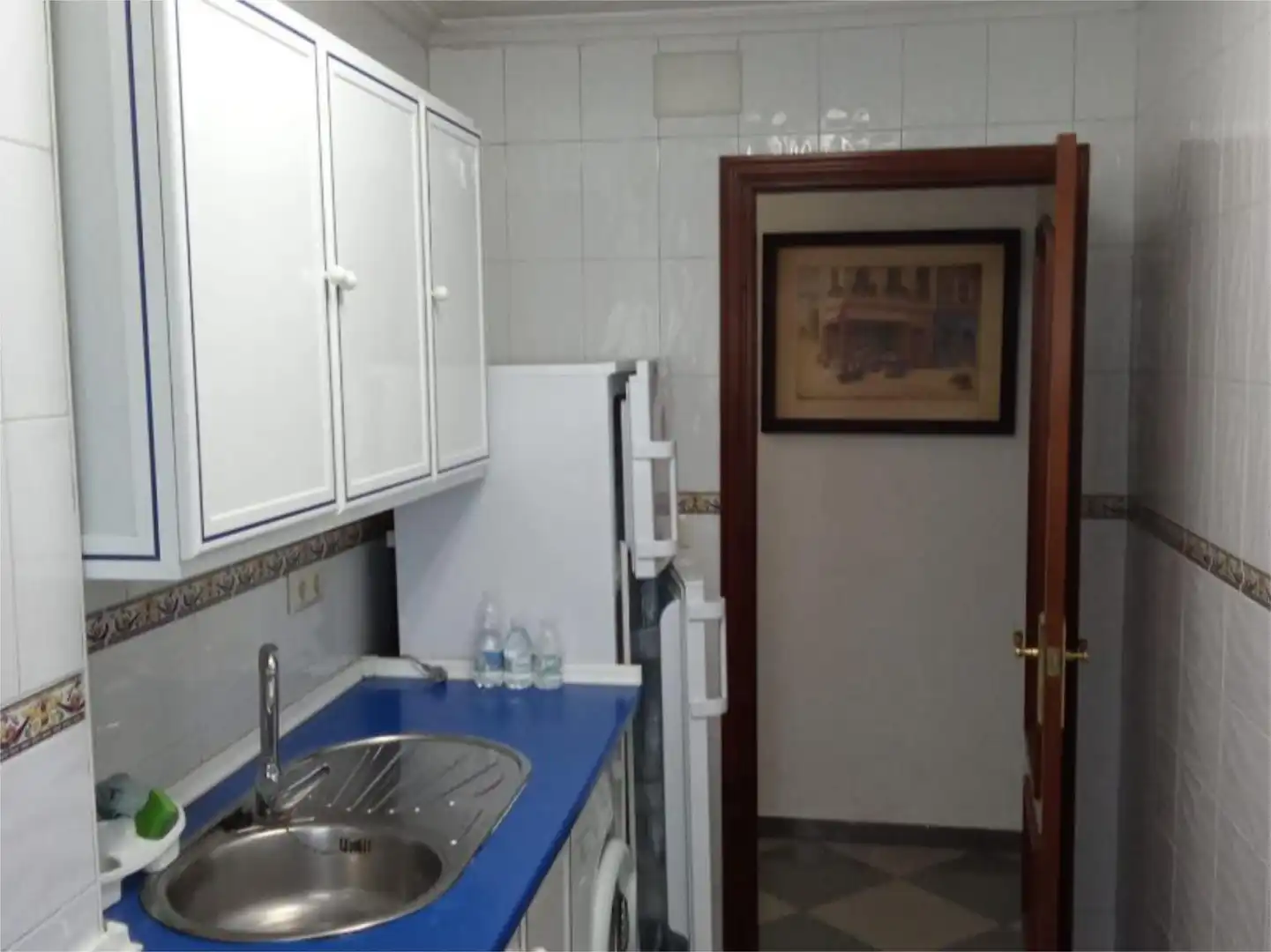 Zimmer in Calle Resolana, 6, Doctor Barraquer - G. Renfe - Policlínico Küche von Wohnung zur untervermieten in Sevilla mit Klimaanlage, Heizung und Terrasse
