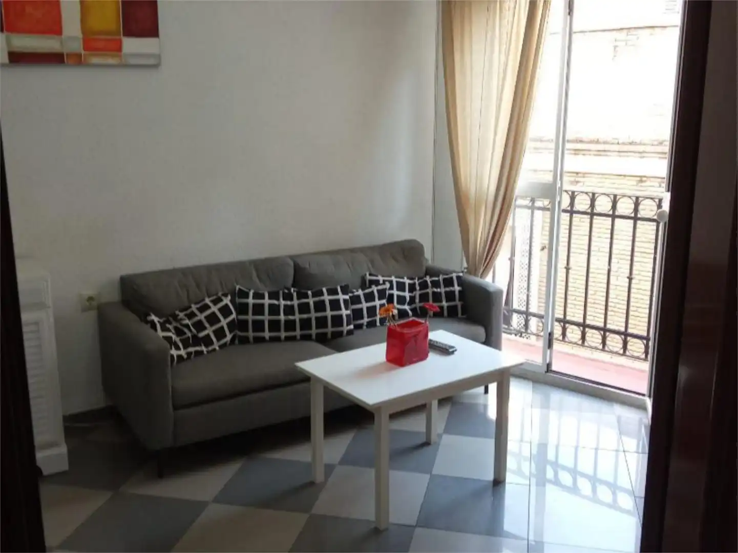 Zimmer in Calle Resolana, 6, Doctor Barraquer - G. Renfe - Policlínico Wohnzimmer von Wohnung zur untervermieten in Sevilla mit Klimaanlage, Heizung und Terrasse