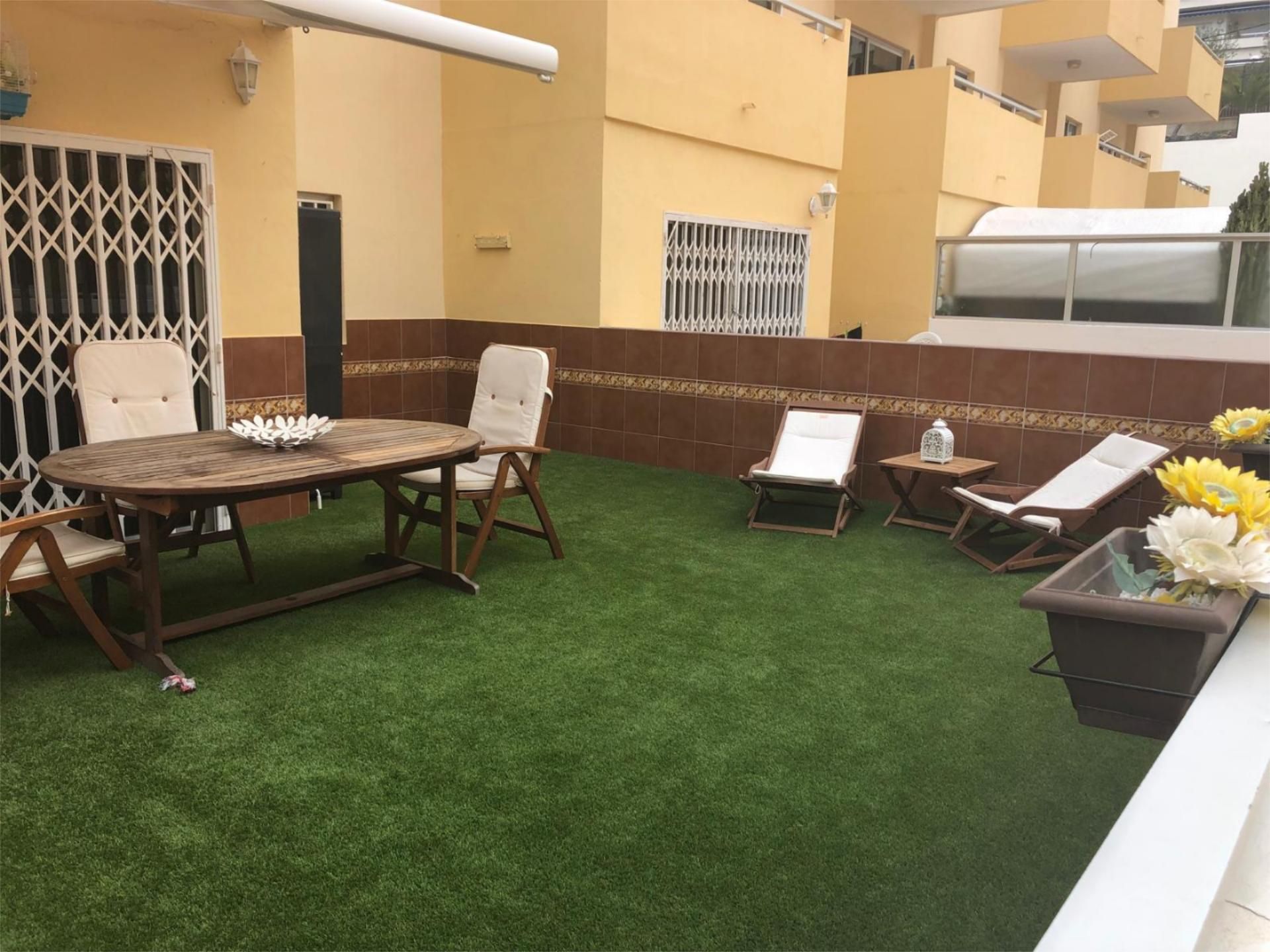 Terrassa de Apartament de lloguer en Arona amb Aire condicionat, Terrassa i Piscina