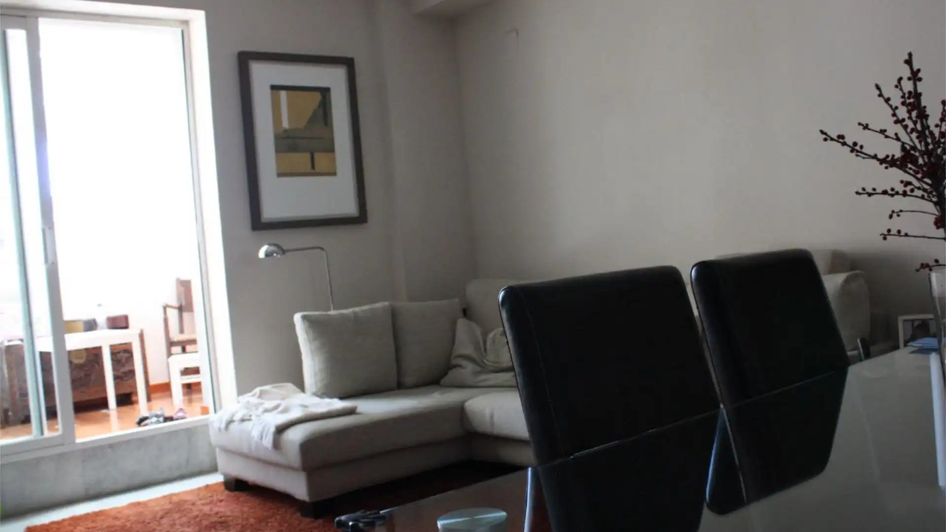 Wohnzimmer von Wohnung zum Verkauf in  Barcelona Capital mit Klimaanlage, Heizung und Terrasse