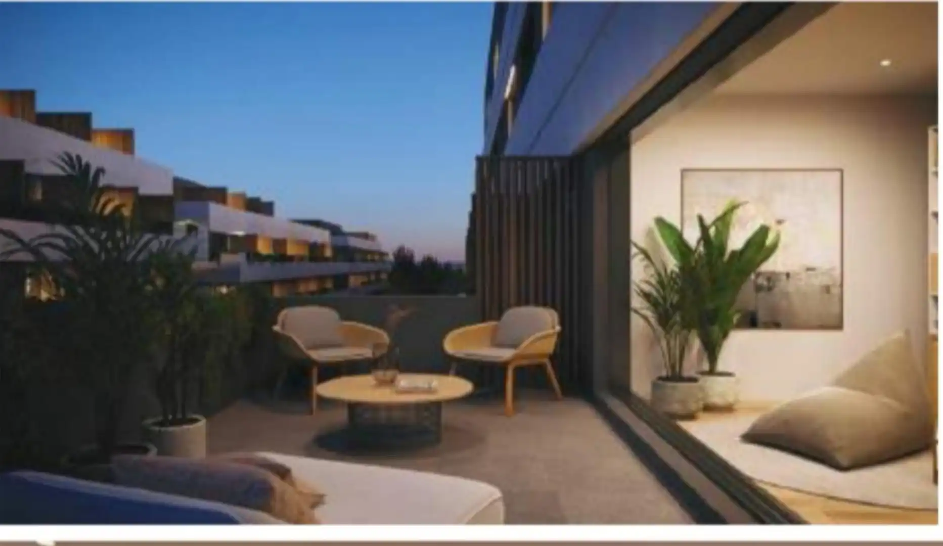 Loft zur Miete in Calle de Fuerteventura, 8, Polígono Industrial Norte Terrasse von Loft zur Miete in San Sebastián de los Reyes mit Klimaanlage, Privatgarten und Parkett