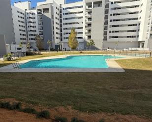 Swimming pool of Flat for sale in Dos Hermanas  with Air Conditioner, Terrace and Swimming Pool