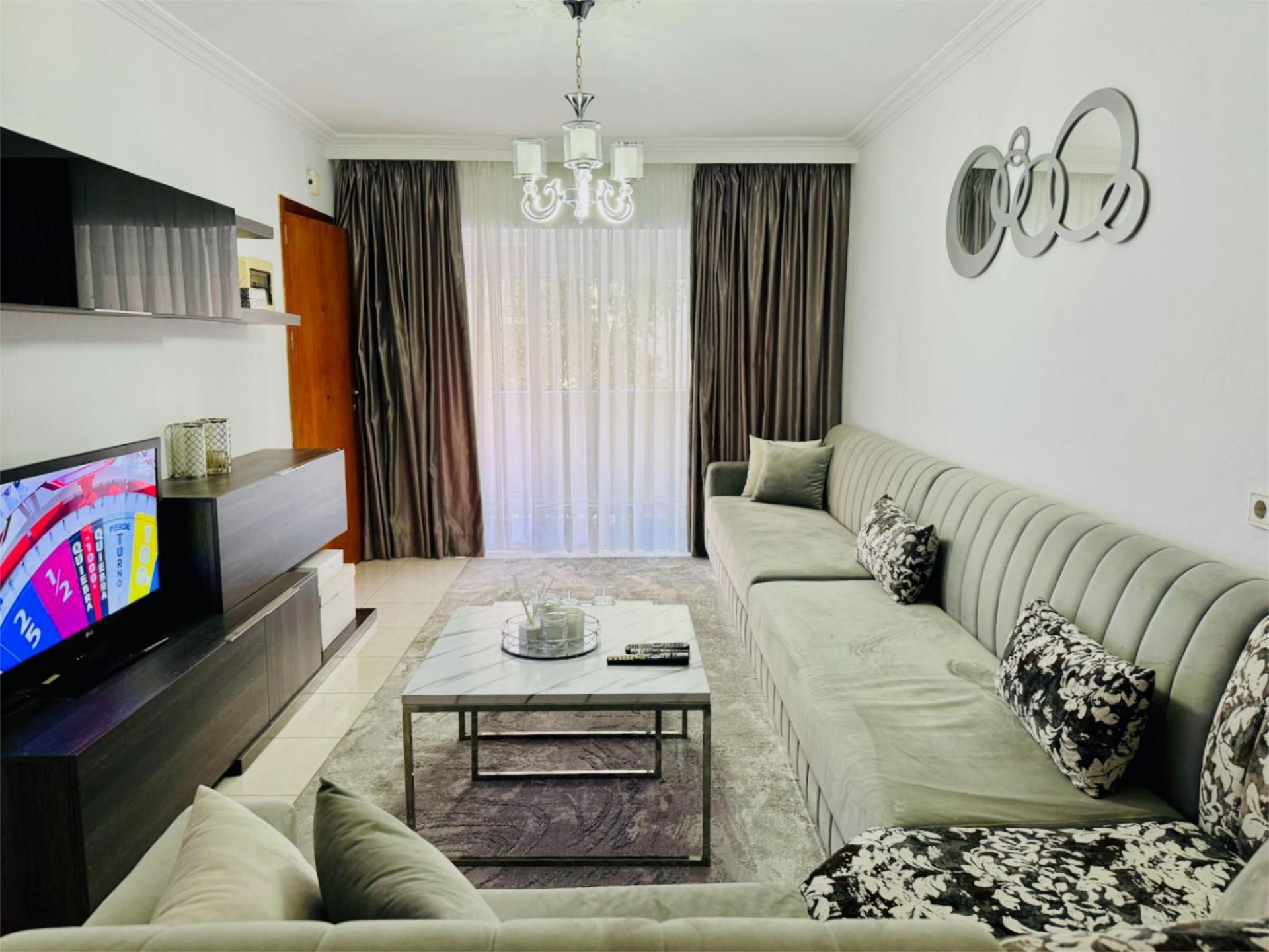 Living room of Flat for sale in Santa Eulària des Riu  with Terrace and Balcony