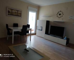 Living room of Flat to rent in Almansa  with Parquet flooring, Terrace and Furnished