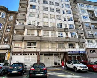 Exterior view of Flat to rent in A Coruña Capital   with Heating, Parquet flooring and Furnished