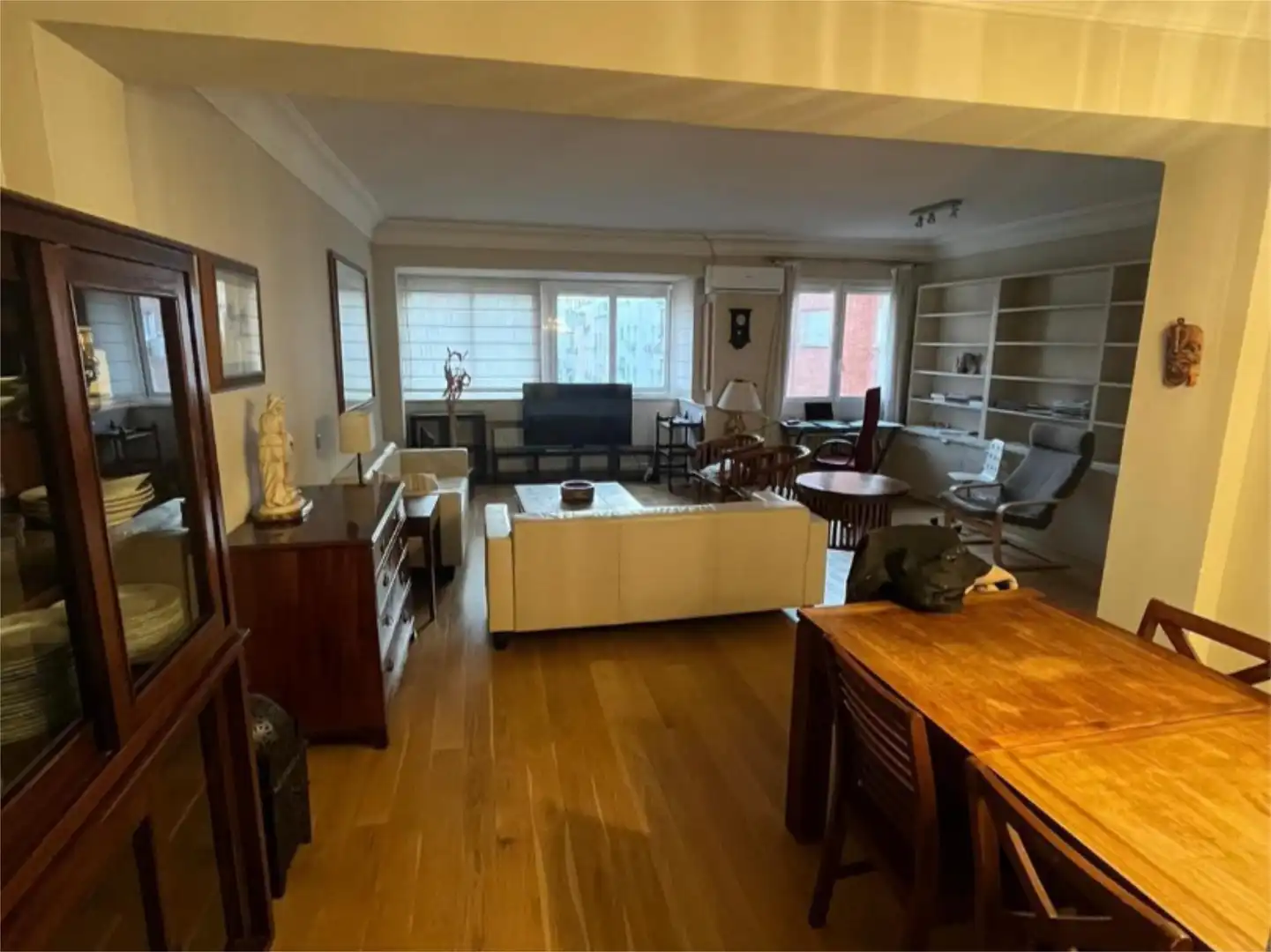 Habitación en Calle del Marqués de Santillana, 4, Ciudad Jardín Sala de estar de Piso para compartir en Madrid con Aire acondicionado, Calefacción y Amueblado