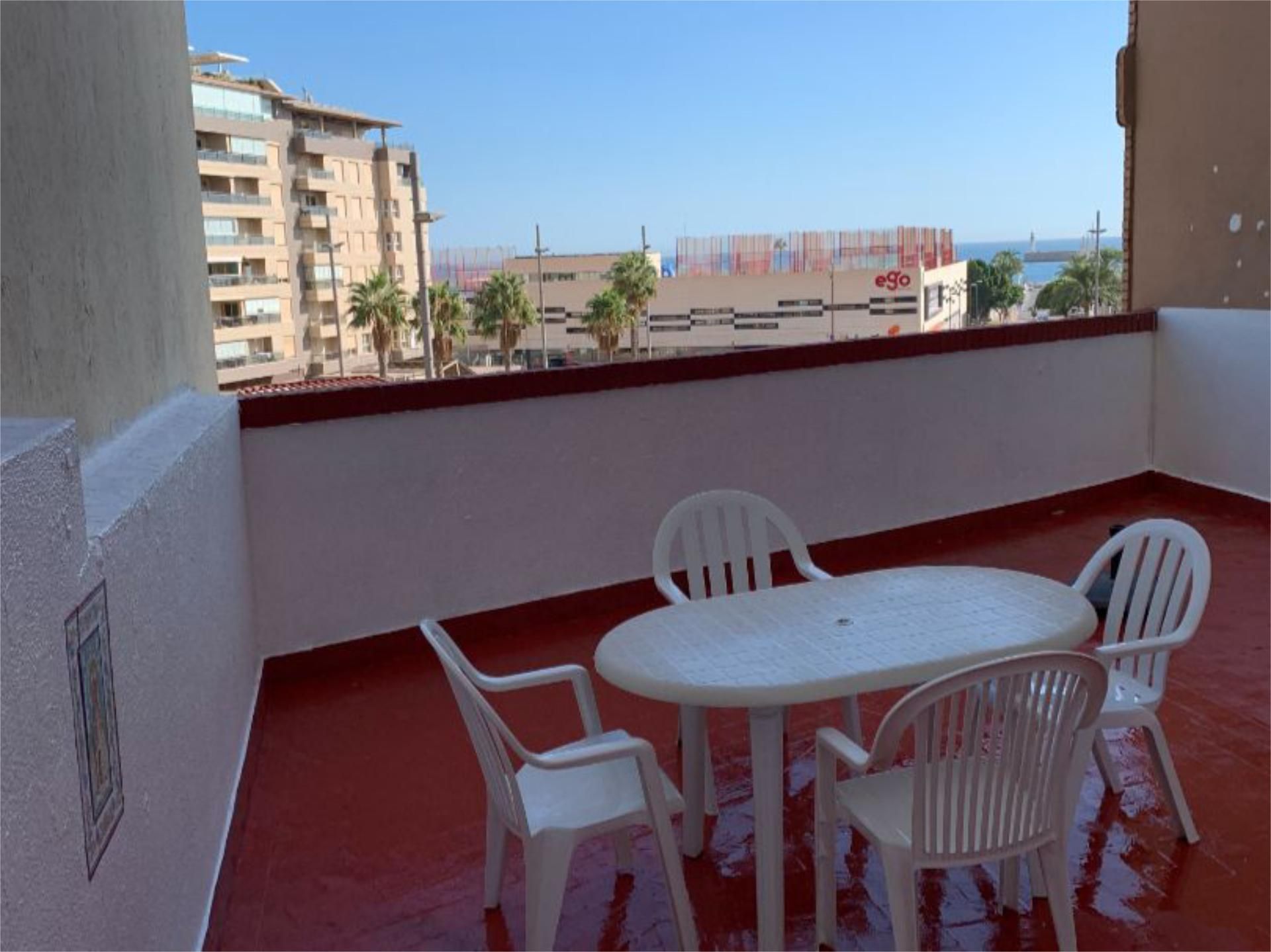 Terrace of Flat to rent in  Almería Capital  with Air Conditioner, Heating and Terrace