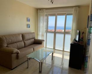 Living room of Flat to rent in Roquetas de Mar  with Air Conditioner, Terrace and Furnished