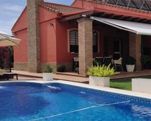 Swimming pool of House or chalet for sale in Palomares del Río  with Air Conditioner, Terrace and Swimming Pool