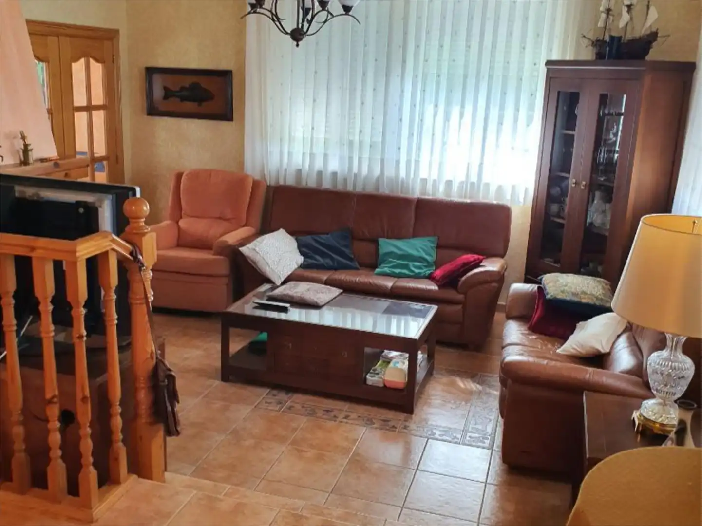 Wohnung zum Verkauf in Calle la Eras-S Feliz, 32, Quintana del Castillo Wohnzimmer von Wohnung zum Verkauf in Quintana del Castillo mit Heizung, Privatgarten und Terrasse