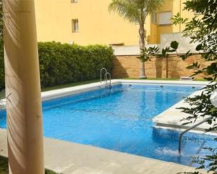 Swimming pool of Flat to rent in Roquetas de Mar  with Air Conditioner, Heating and Private garden