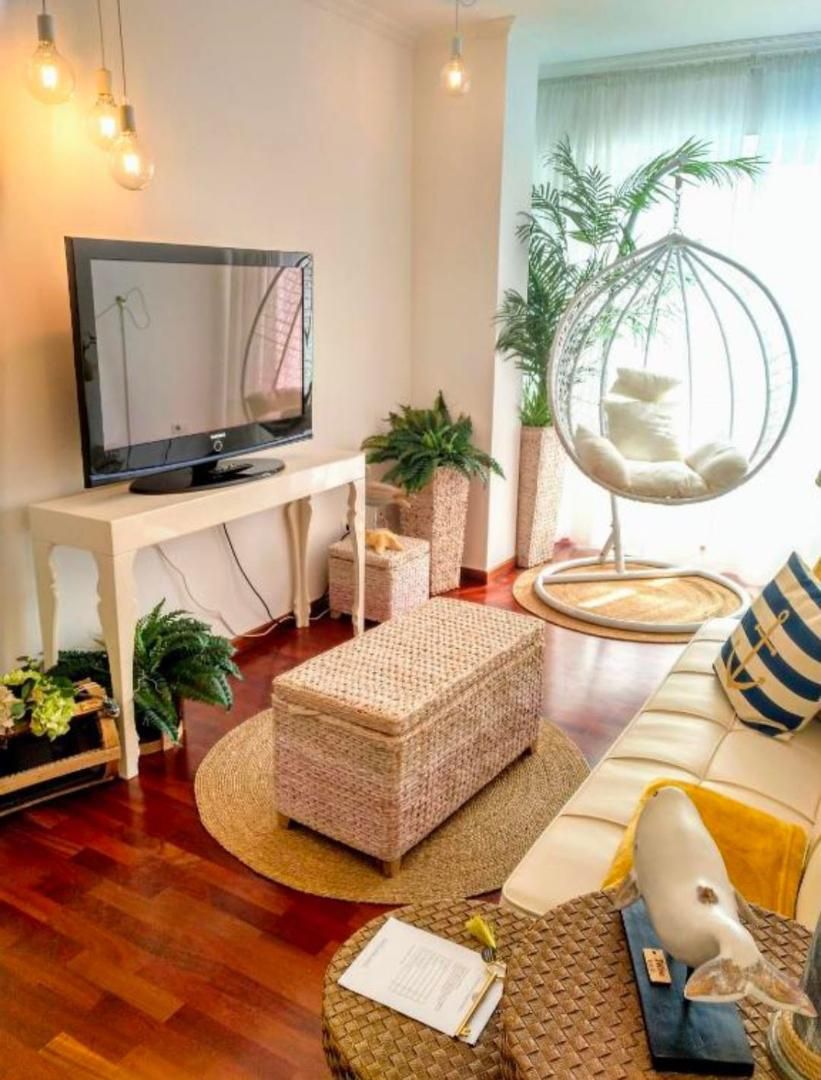 Living room of Flat for sale in Fisterra  with Private garden, Parquet flooring and Storage room