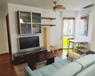 Living room of Flat to rent in Málaga Capital  with Air Conditioner, Furnished and Community parking