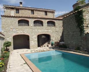 Swimming pool of Country house for sale in Els Plans de Sió  with Terrace, Storage room and Balcony