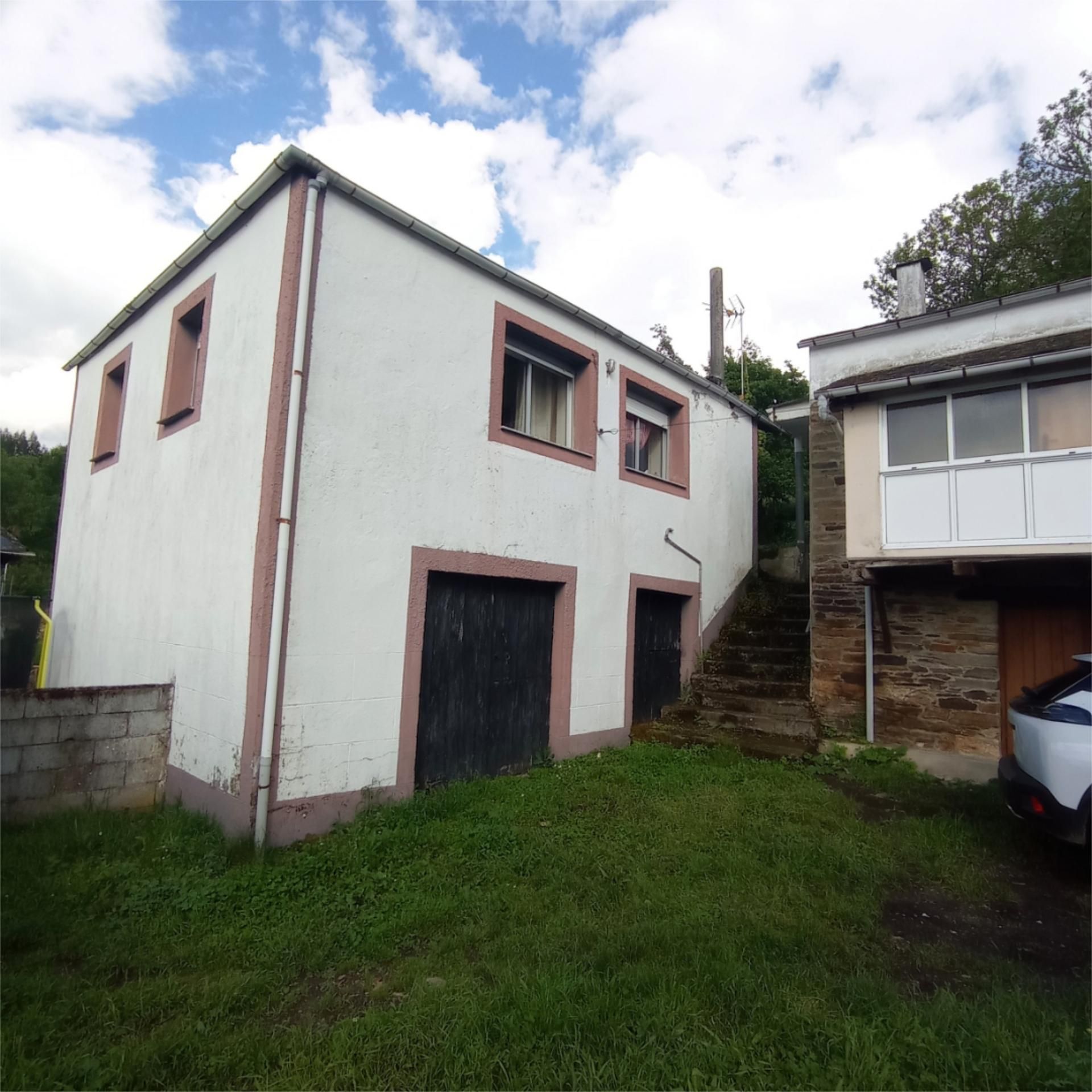 Exterior view of Country house for sale in Navia de Suarna  with Heating, Private garden and Terrace