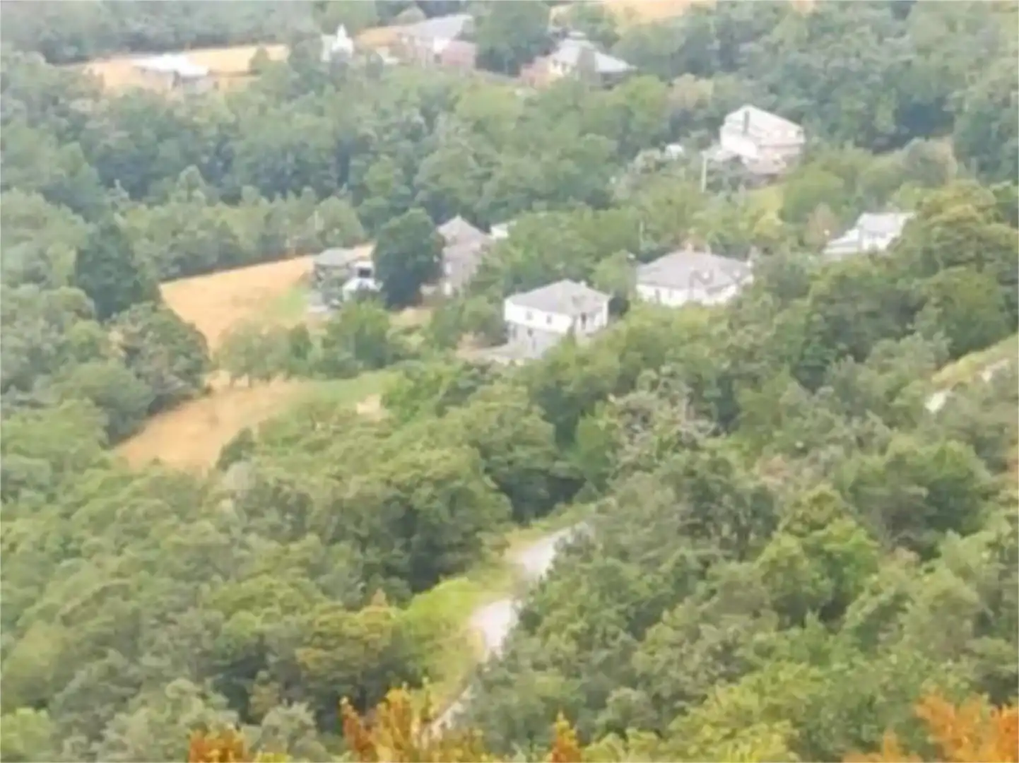 Vista exterior de Finca rústica en venda en Navia de Suarna amb Calefacció, Jardí privat i Terrassa